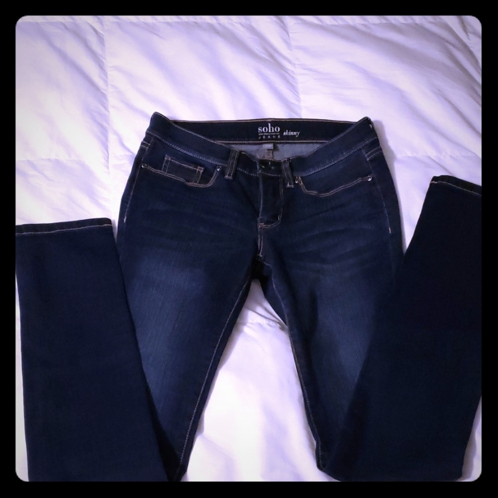New York and co SOHO dark wash. Nwot skinny jeans